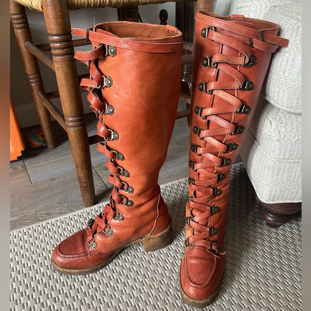 Vintage leather Zodiac Boots